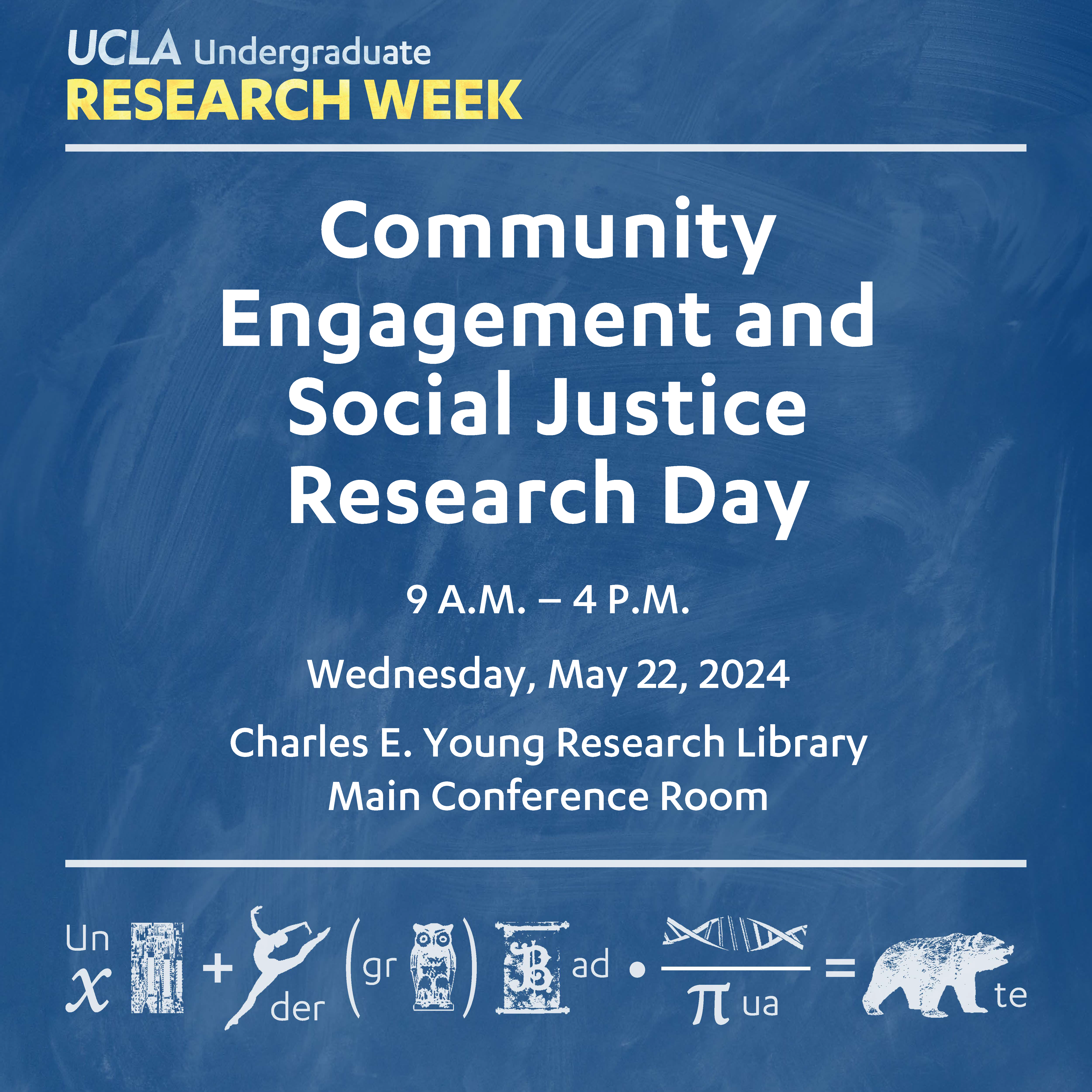 Community Engagement and Social Justice Research Day