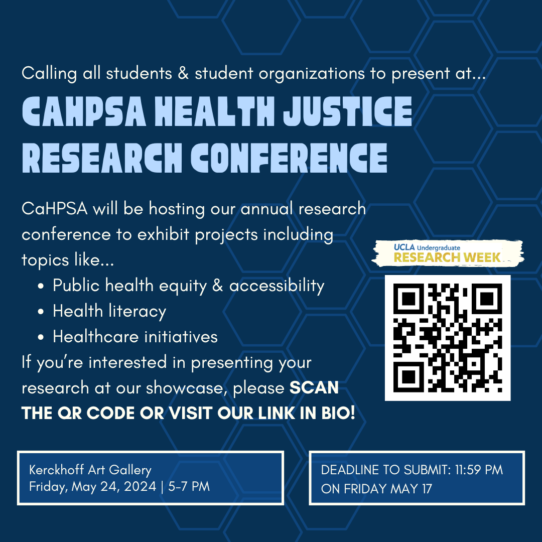 CaHPSA Health Justice Research Conference