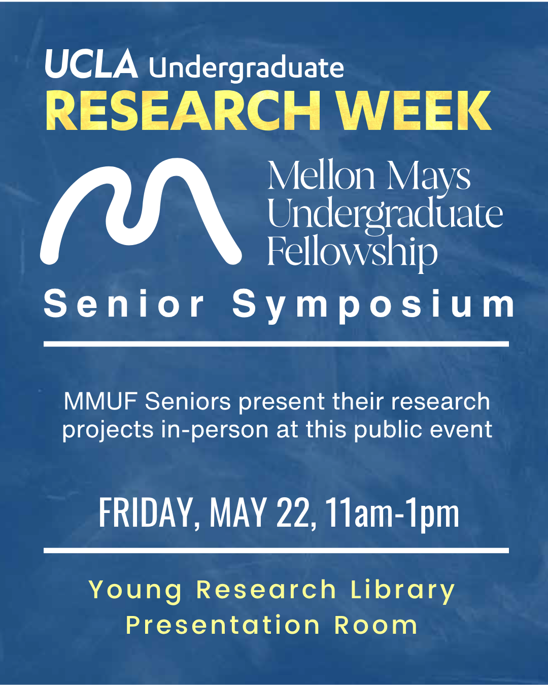 Flyer for MMUF Symposium.